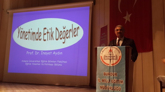 Prof. Dr. İnayet AYDIN Yönetimde Etik Değerler Konferansı