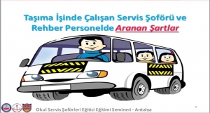 Okul Servis Araçları Şoförlerinin Eğitici Eğitimi Semineri