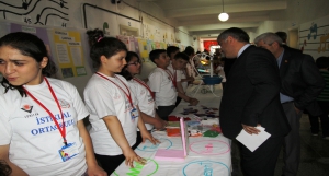 İstiklal Ortaokulunda Tübitak Bilim Şenliği
