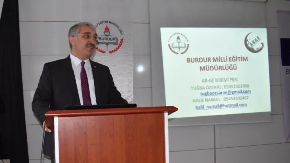 il Milli Eğitim Müdürümüz Mahmut BAYRAM, AB Projeleri Bilgilendirme Toplantısına Katıldı