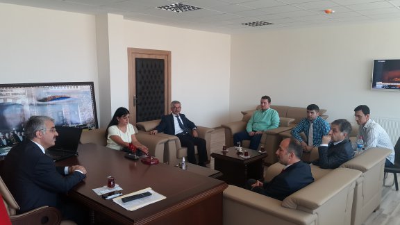 Mehmet Akif Ersoy Üniversitesi Meslek Yüksek Okulu Öğretim Görevlileri Müdürlüğümüzü Ziyaret Ettiler