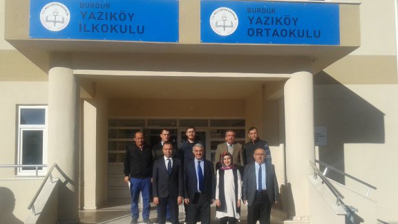İl Milli Eğitim Müdürü Mahmut BAYRAM Yazıköy Ortaokulunda İncelemelerde Bulundu