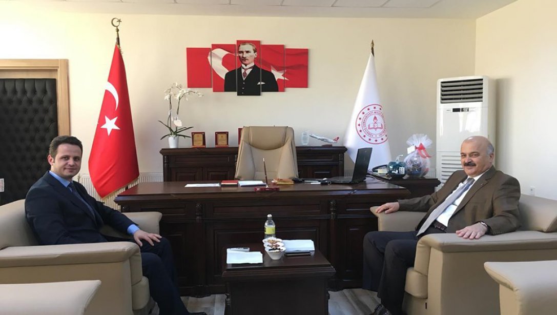 Vali Yardımcısı Mehmet YILDIZ'dan Milli Eğitim Müdürü Emre ÇAY'a Hayırlı Olsun Ziyareti