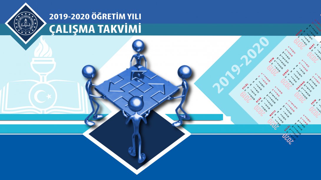 Burdur Milli Eğitim Müdürlüğü 2019-2020 Çalışma Takvimi