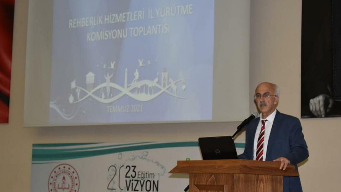 Rehberlik Hizmetleri İl Yürütme Kurulu Toplantısı İl Milli Eğitim Müdürü Erdem KAYA başkanlığında gerçekleştirildi. 
