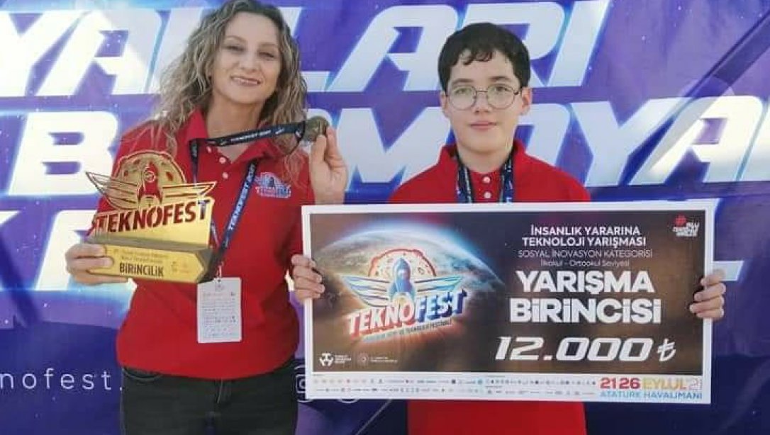 Teknofest 2021'de Türkiye BİRİNCİSİYİZ 