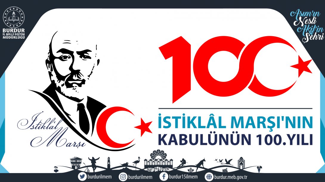 İl Mili Eğitim Müdürü Emre Çay'ın 12 Mart İstiklal Marşı'nın Kabulünün 100.Yıl Mesajı