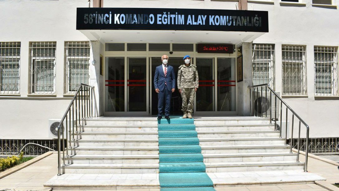 İl Milli Eğitim Müdürü Erdem KAYA, 58. Komando Eğitim Alay ve Burdur Garnizon Komutanı Piyade Albay Mehmet Fatih ÖREN'e iade-i ziyarette bulundu.