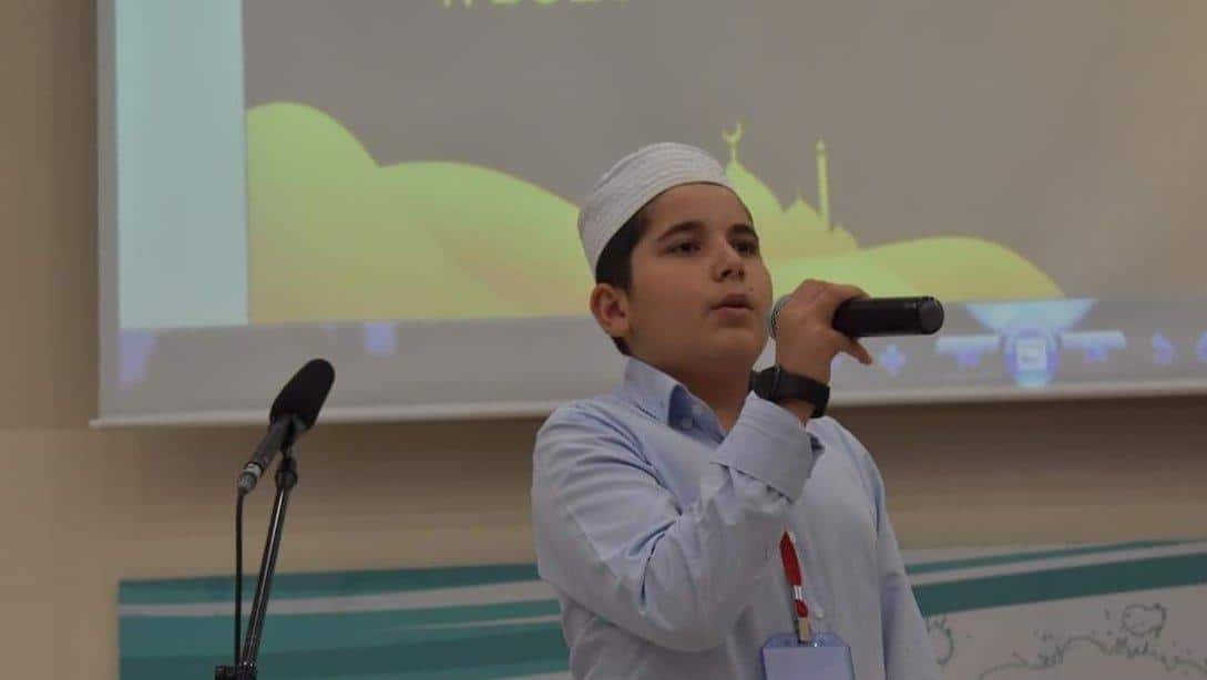Genç Bilaller Ezan Okuma Yarışması  Bölge finali Burdur Milli Eğitim Müdürlüğü'nün ev sahipliğinde yapıldı.