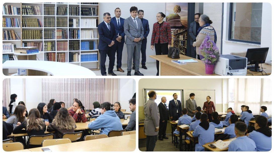 VALİMİZ SAYIN TÜLAY BAYDAR BİLGİHAN'DAN OKUL VE PANSİYON ZİYARETLERİ