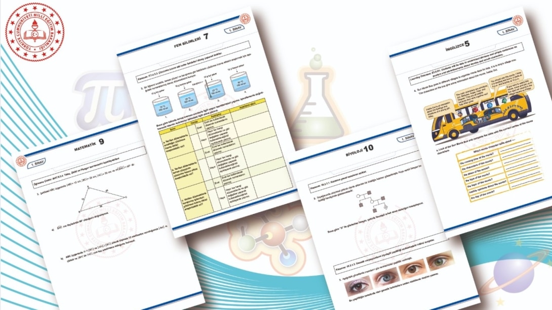 2. DÖNEM 1. YAZILI SINAVLARINA İLİŞKİN ÖRNEK SORU KİTAPÇIKLARI YAYIMLANDI